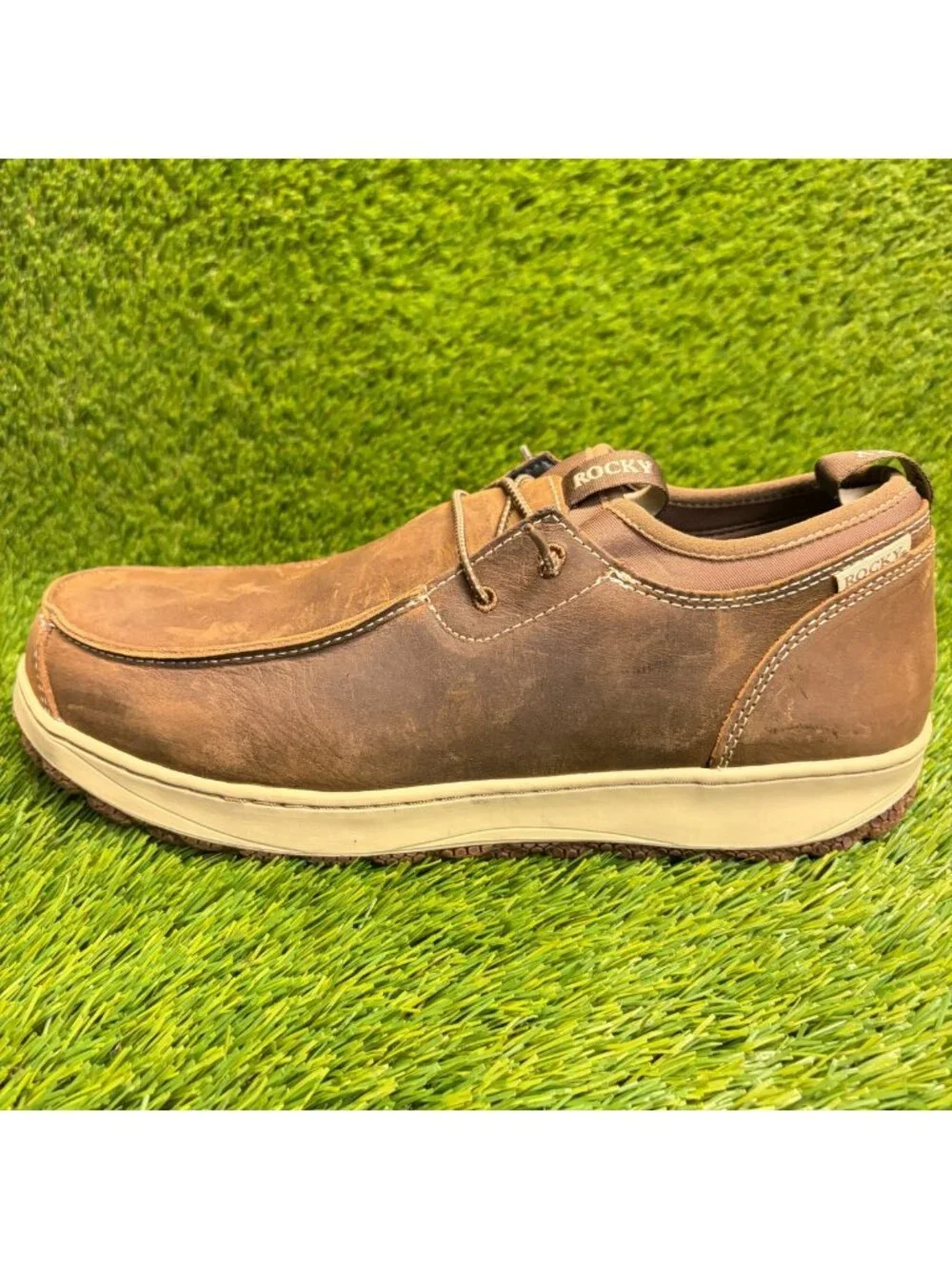 Rocky Dry Strike SRX Mens Size 11 Brown Nano Composite Toe Safety Work Shoes